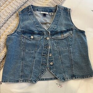 Blue Denim Vest